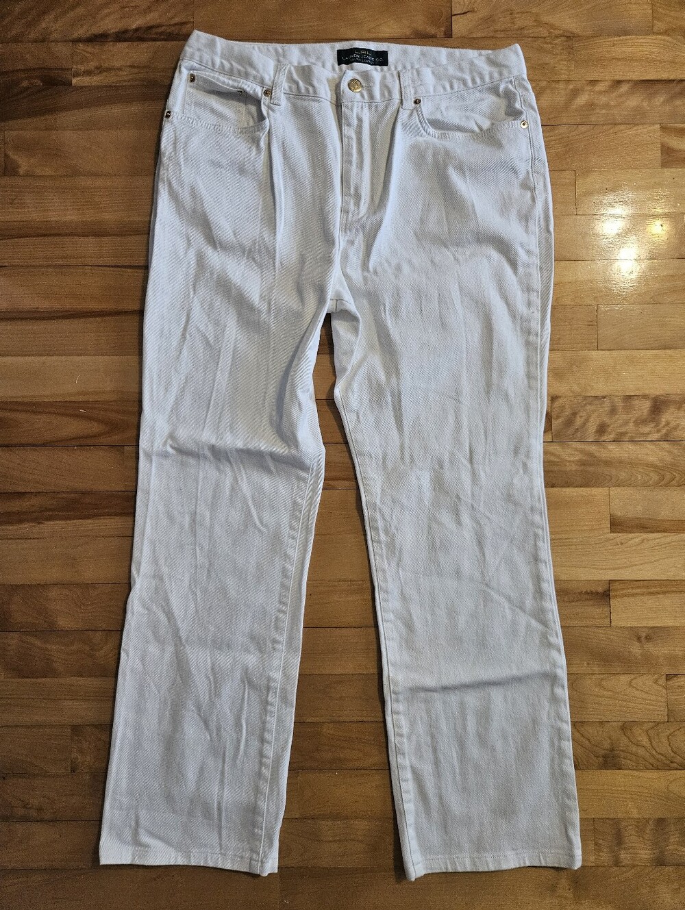 LRL Lauren Ralph Lauren Classic Straight Leg Jeans Size 12 Y2K Era